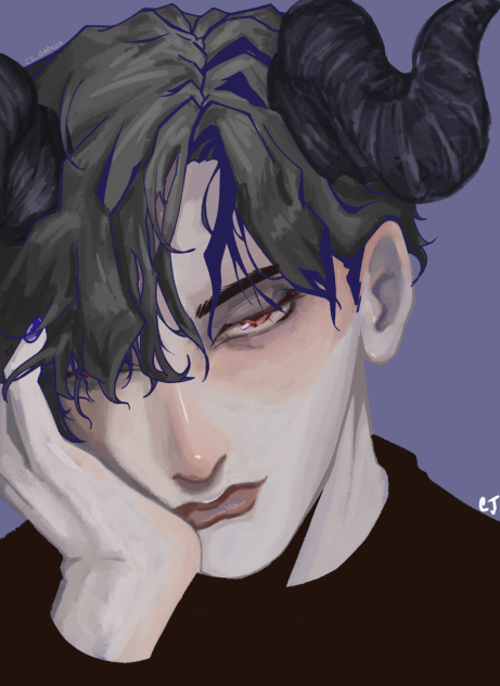 Lucifer Morningstar failed fanart attemp