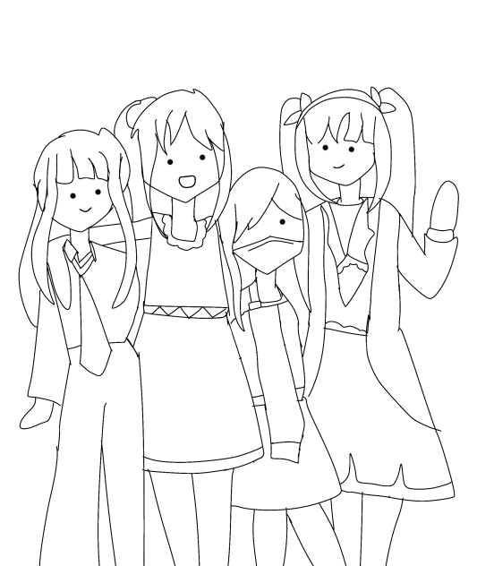 4 friends (Original)