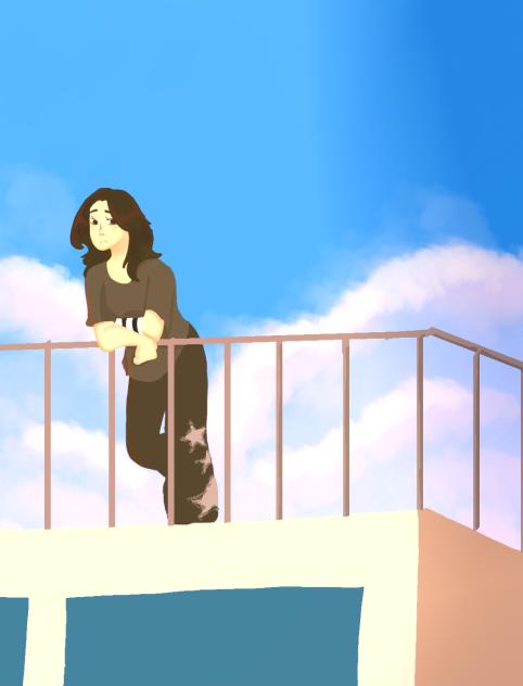 school rooftop