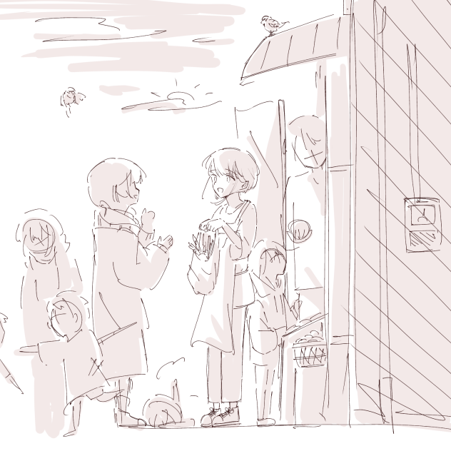 夕暮れ