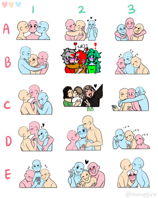 Cute collabs (B2 is mine.)