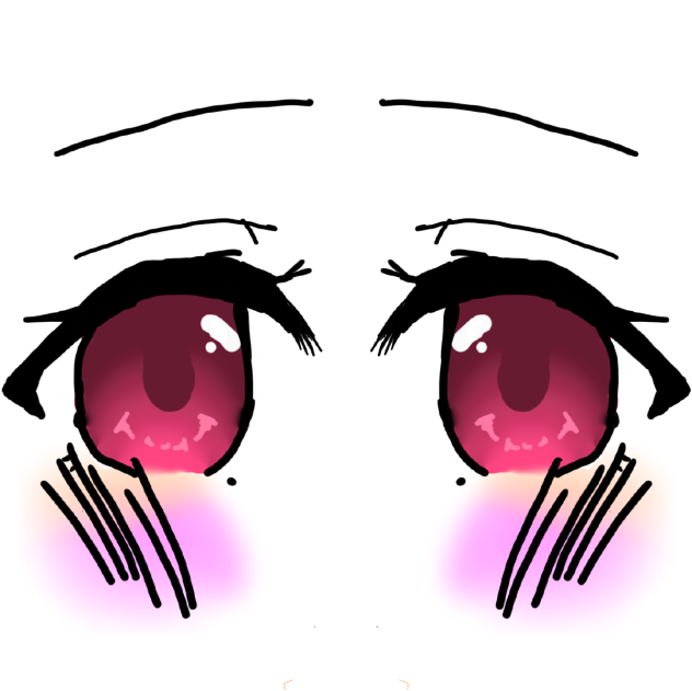 pink eyes