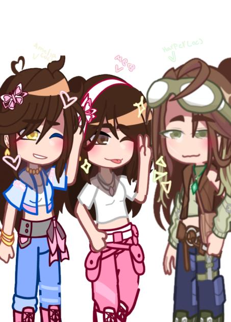 Me and my main characters!!