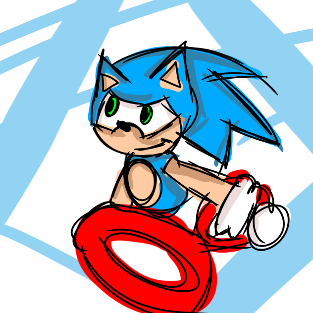 Sonic running