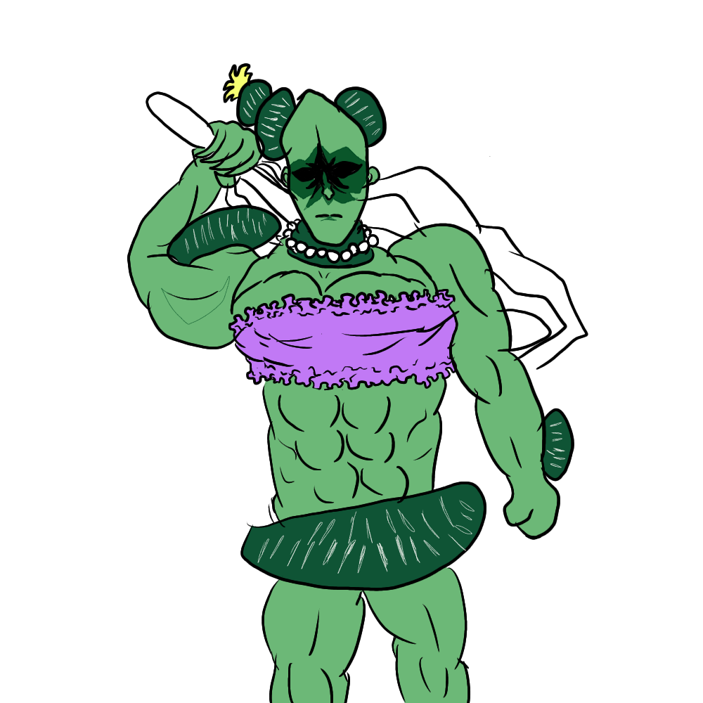 弟が何か描き出したと思ったら新型サボさんだったw - ibisPaint