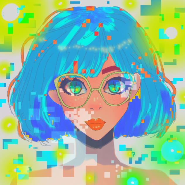 spring pixel girl ⚘ ♥