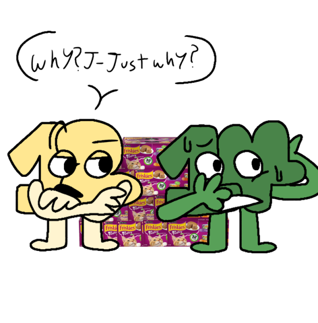 POV 14 bought 300$ worth of cat food