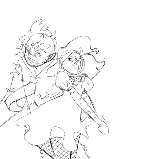 Lydia and bj wip