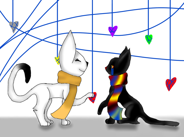 Ink and error as cats - ibisPaint