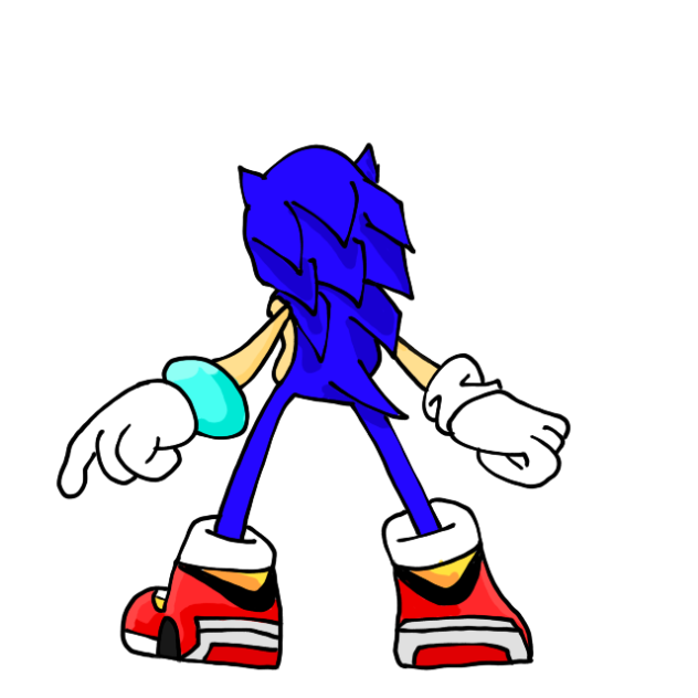 adventure sonic idle - ibisPaint