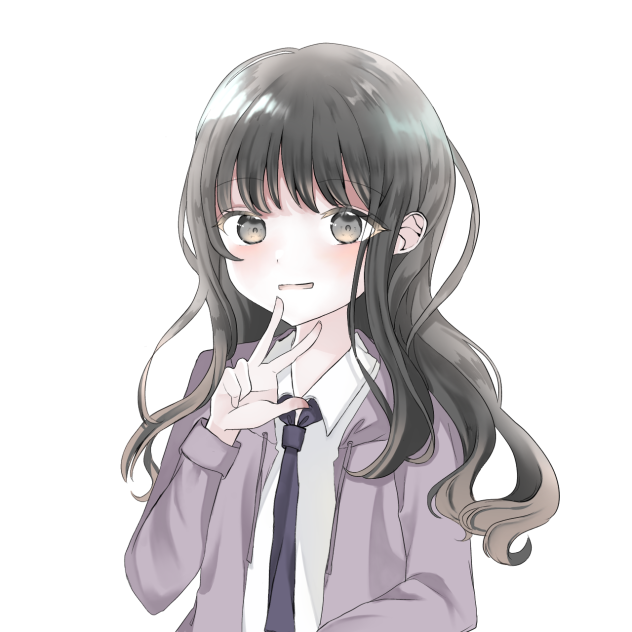 制服とパーカー