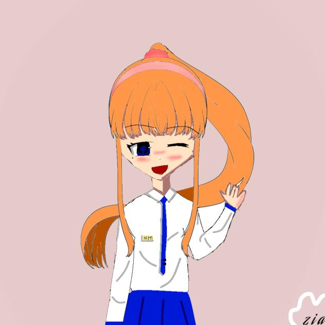 school anime drawing - ibisPaint