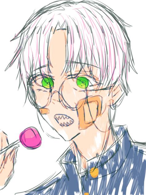 とある少年（色塗り雑）