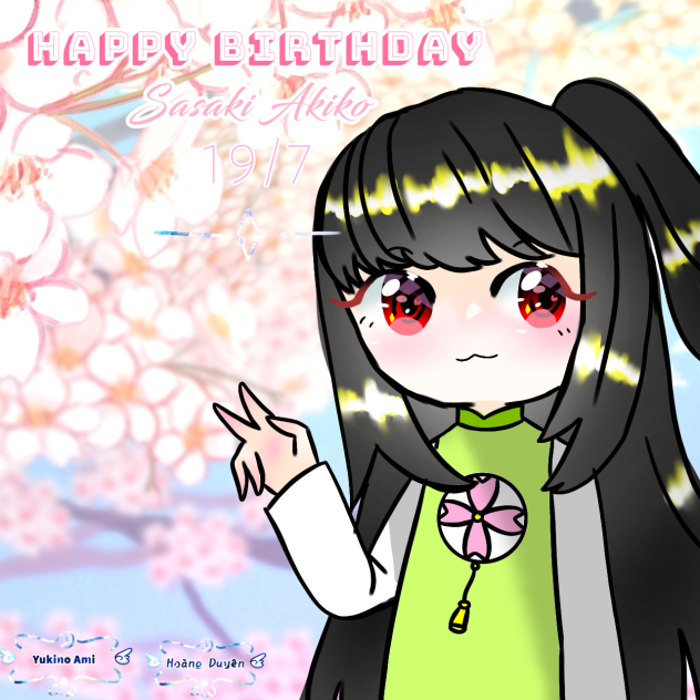 Happy Birthday Akiko Sasaki 19.7