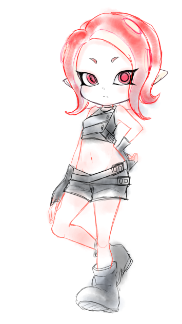 タコガール Ibispaint