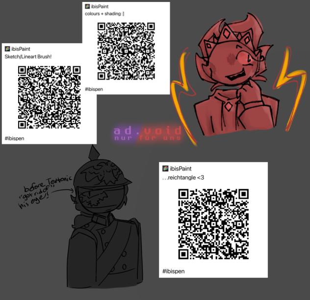 my cool brushes!! (ft Prussia and flare)