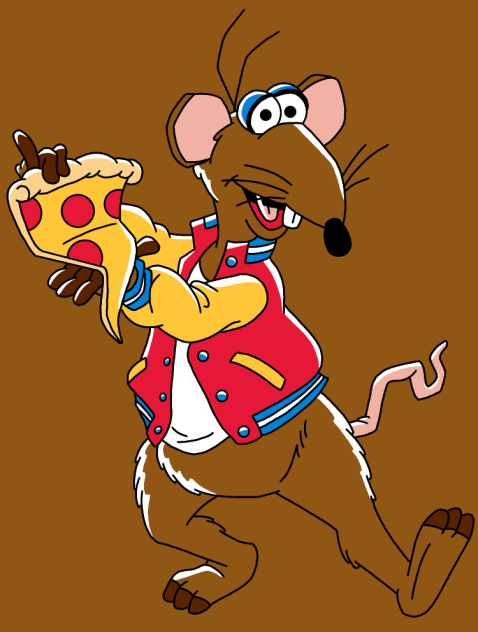 Rizzo with Pizza
