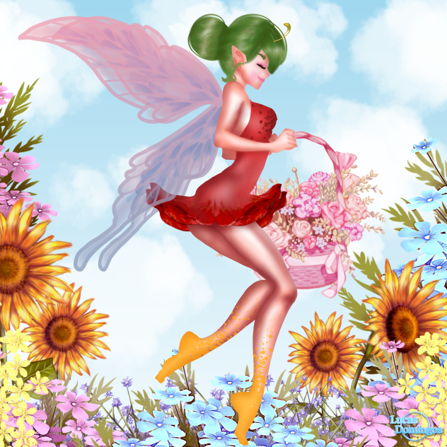 Fada das flores.