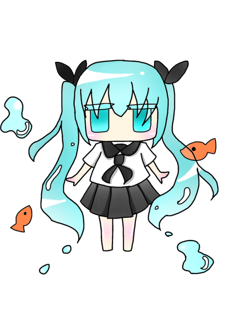 デフォルメボトルミク 自分で塗った