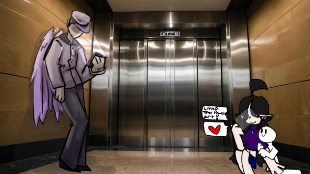 Elevator man collab