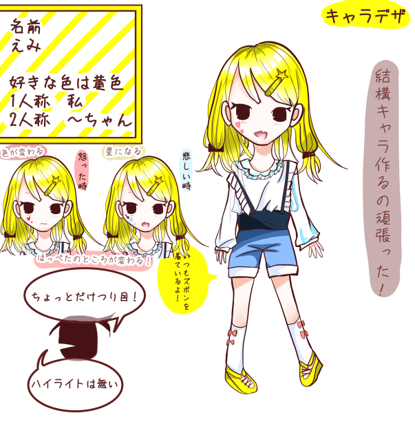 キャラデザ