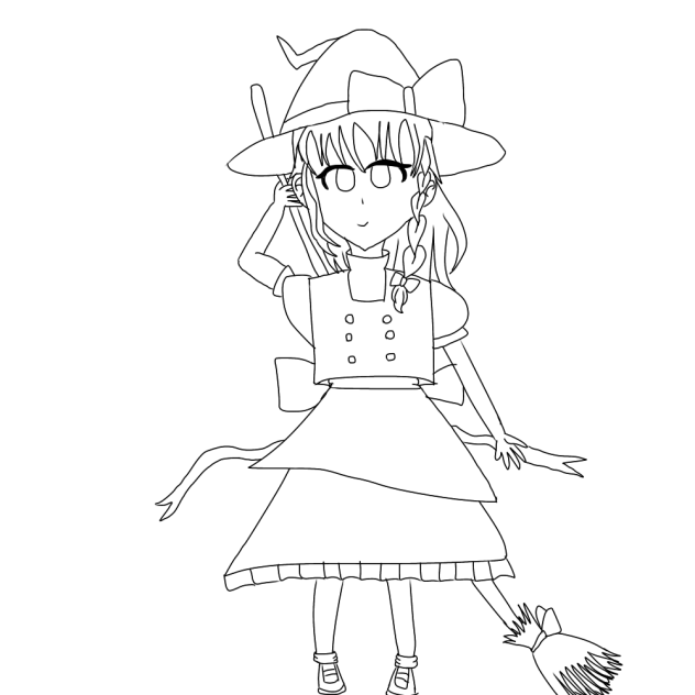 まりすぁの線画