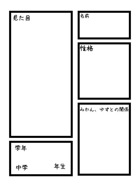 キャラ募集！