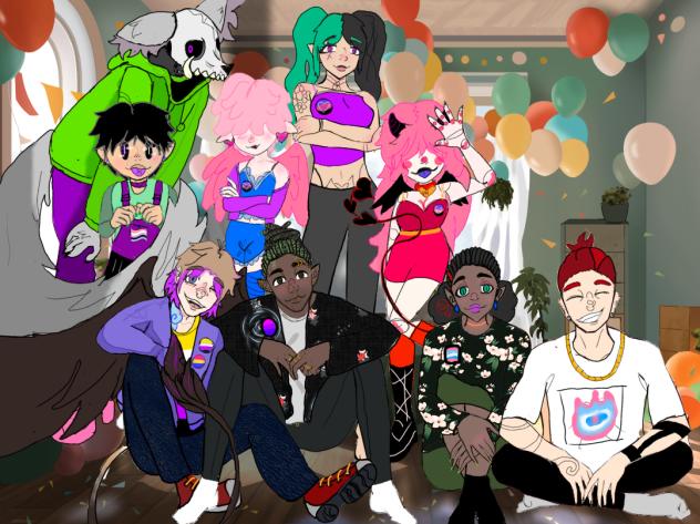 Everyone, lgbtqai family,my oc’s