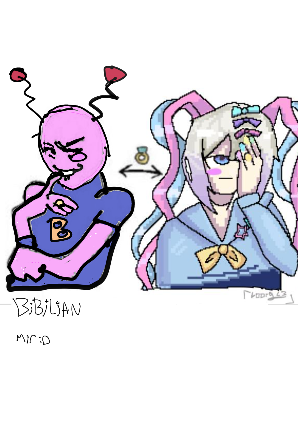 COLLAB W MY BF - ibisPaint