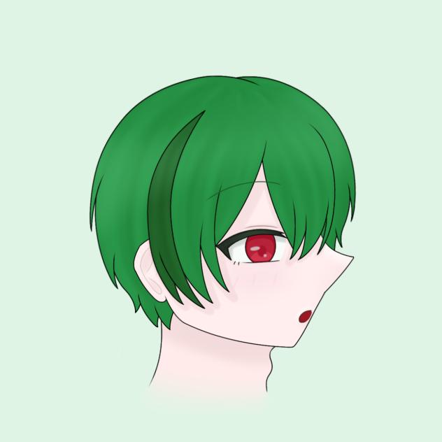 横顔練習②