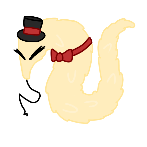 Worm with a hat