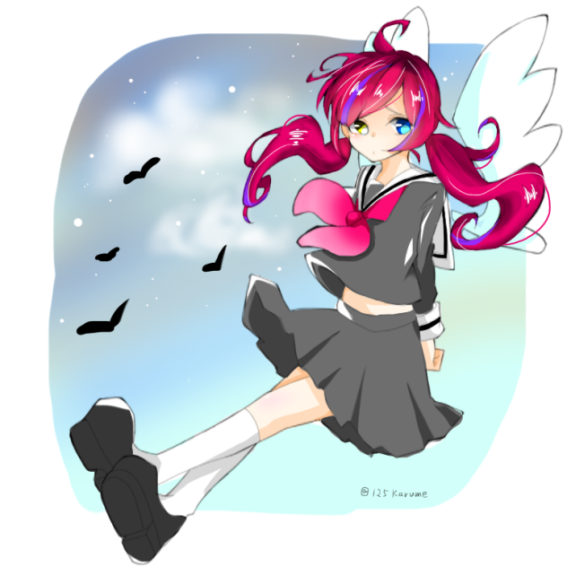 【線画】塗らせていただきました