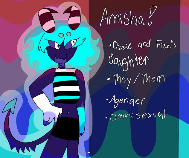 Amisha my helluva boss oc!!