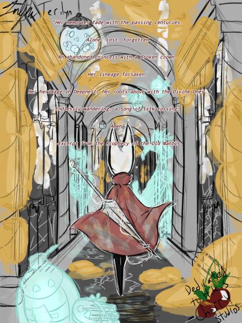 Inktober. Daughter of Hallownest