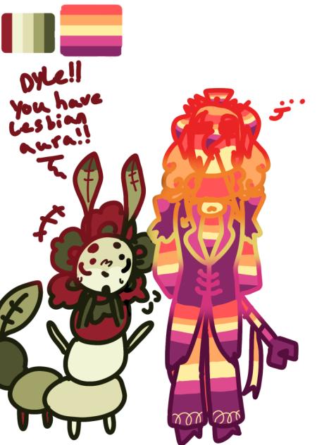 Apple caterpillar and LESBIAN GLOCKER