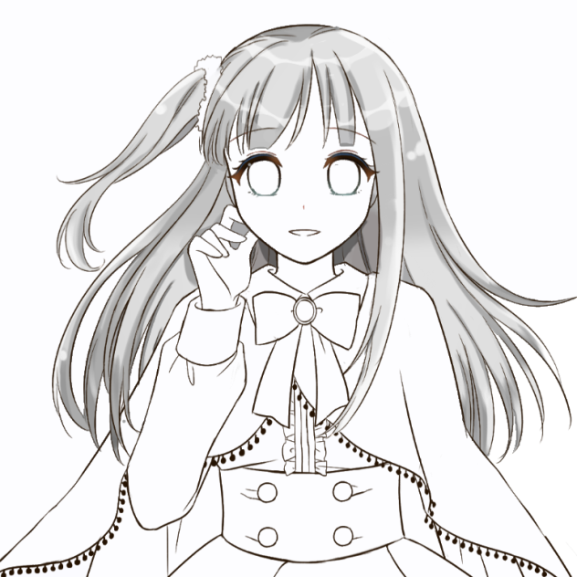 髪の毛練習 Ibispaint