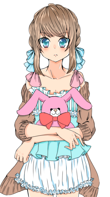 塗り。少女になりたい。