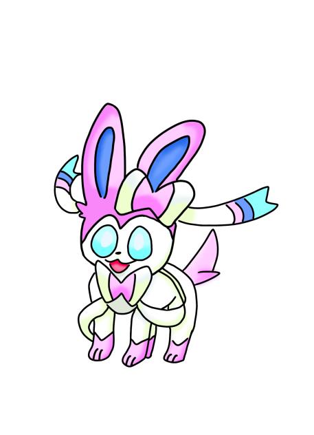 ニンフィア（背景なし）