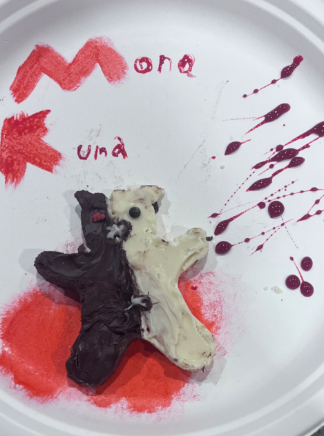 I MADE MONOKUMA OUT OF CHOCOLATE