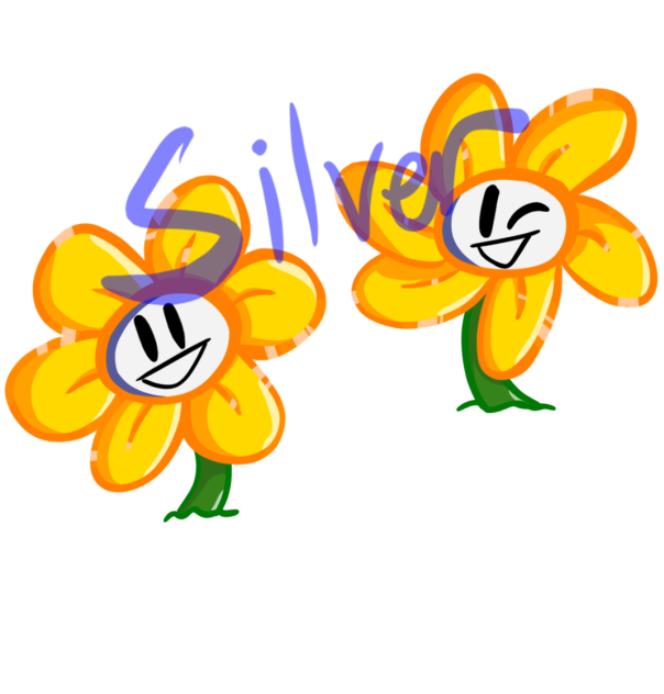 Flowey from undertale (but 2!)