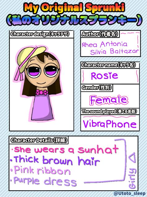 Sprunki oc reference sheet 💜✨️