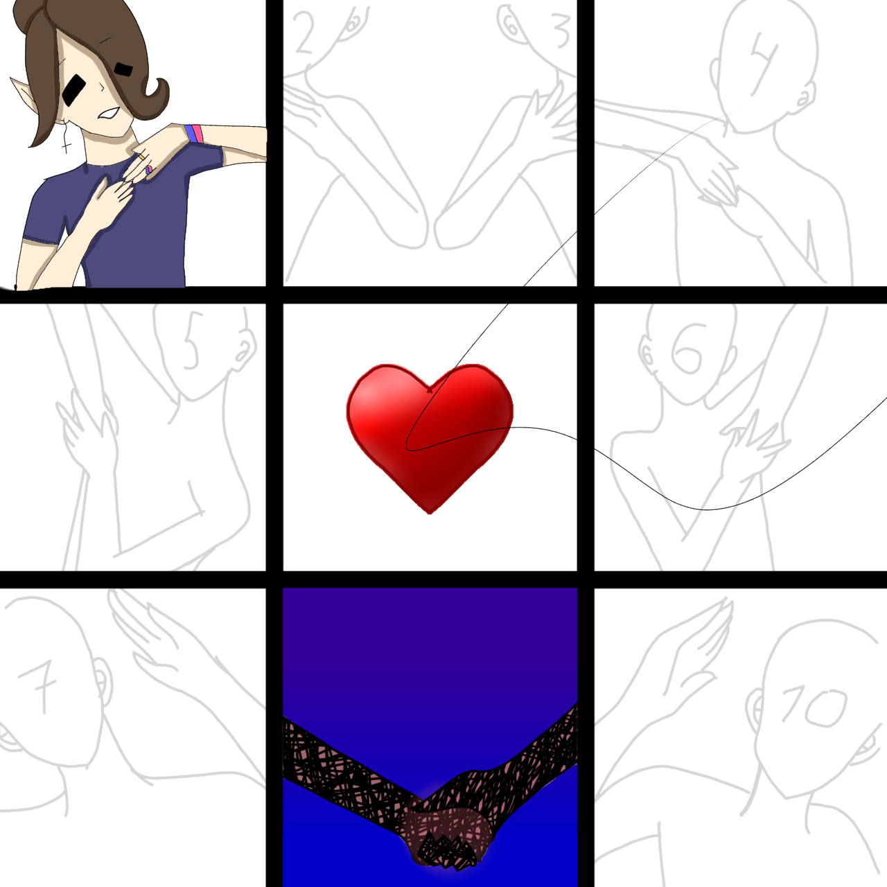 Heart Collab - ibisPaint