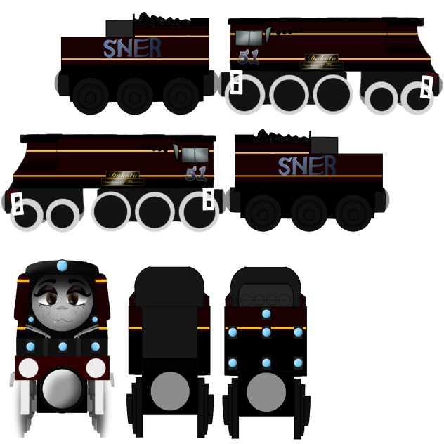 Updated wooden railway Dakota