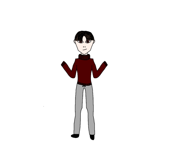 Tucker as a human