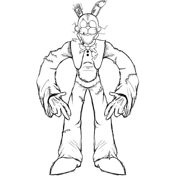 Uncolored Stitchtrap ref 🐰😈☠️🤖🔪🧟🩸