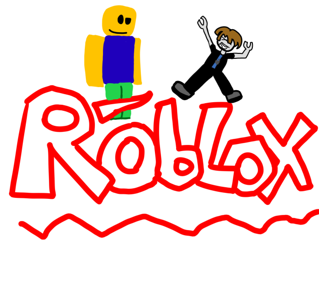 Alternate Roblox Logo (logo+noob+bacon)