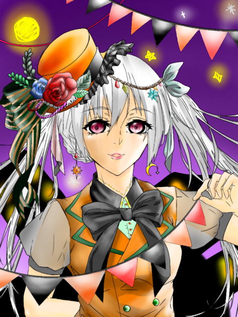 塗らせていただきました ハロウィン風