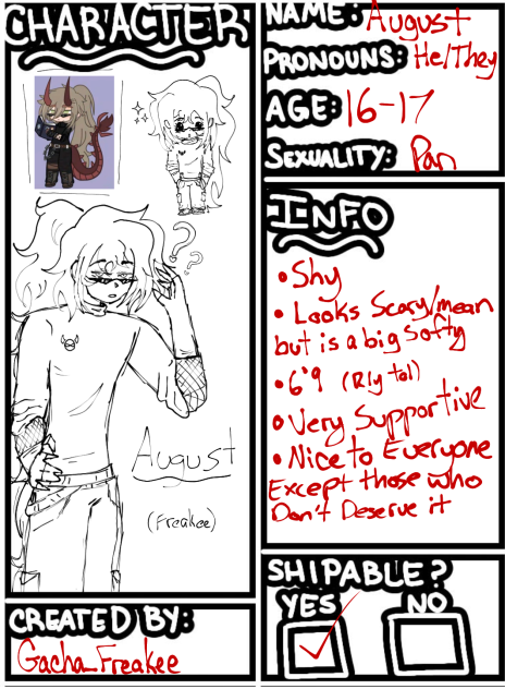 Mini Bee's Character Sheet!