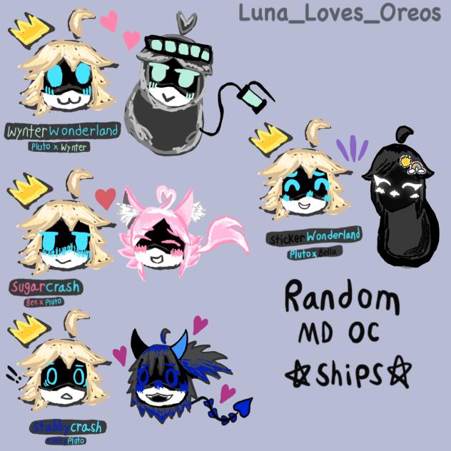 Some md oc ships (Pluto is poly)