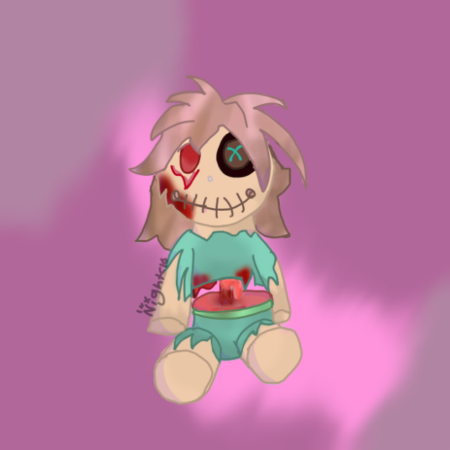 creepy doll